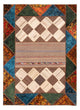 Patchwork tapijt 224x164cm - Perserteppich Wollteppich