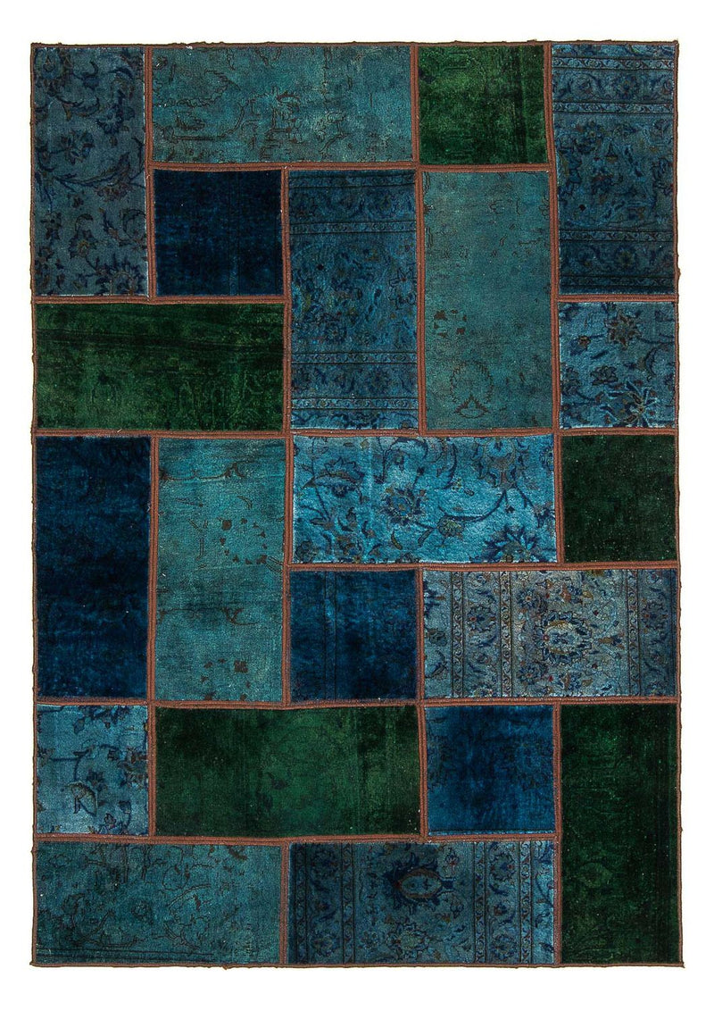 Patchwork tapijt - 207 x 143 cm - veelkleurig