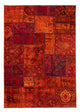 Patchwork tapijt 194x140cm - Perserteppich Wollteppich