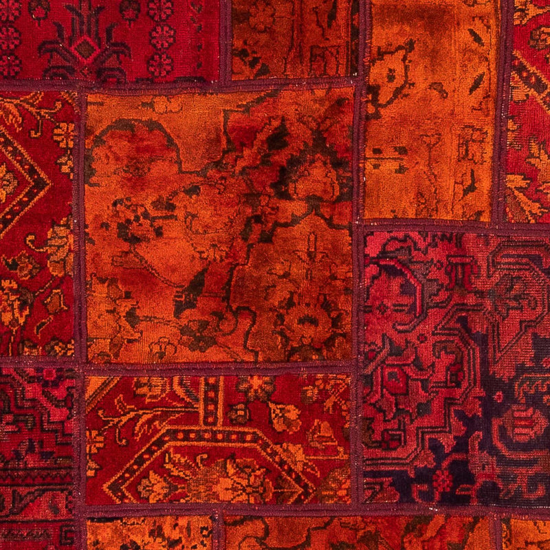 Patchwork tapijt - 194 x 140 cm - veelkleurig