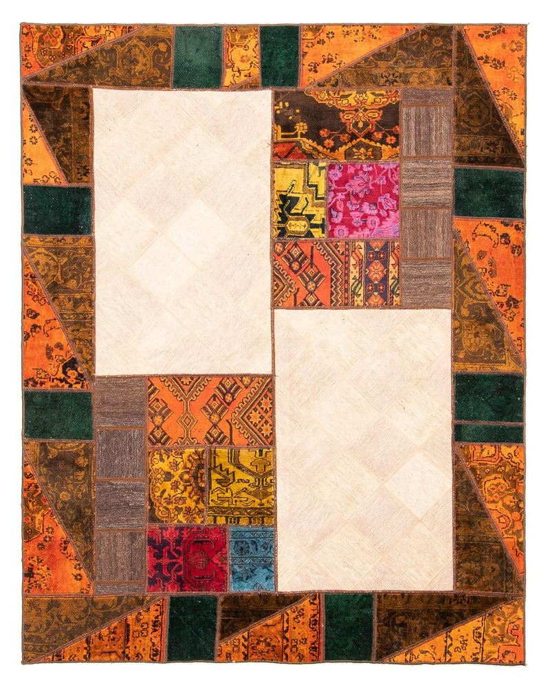 Patchwork tapijt - 249 x 194 cm - veelkleurig