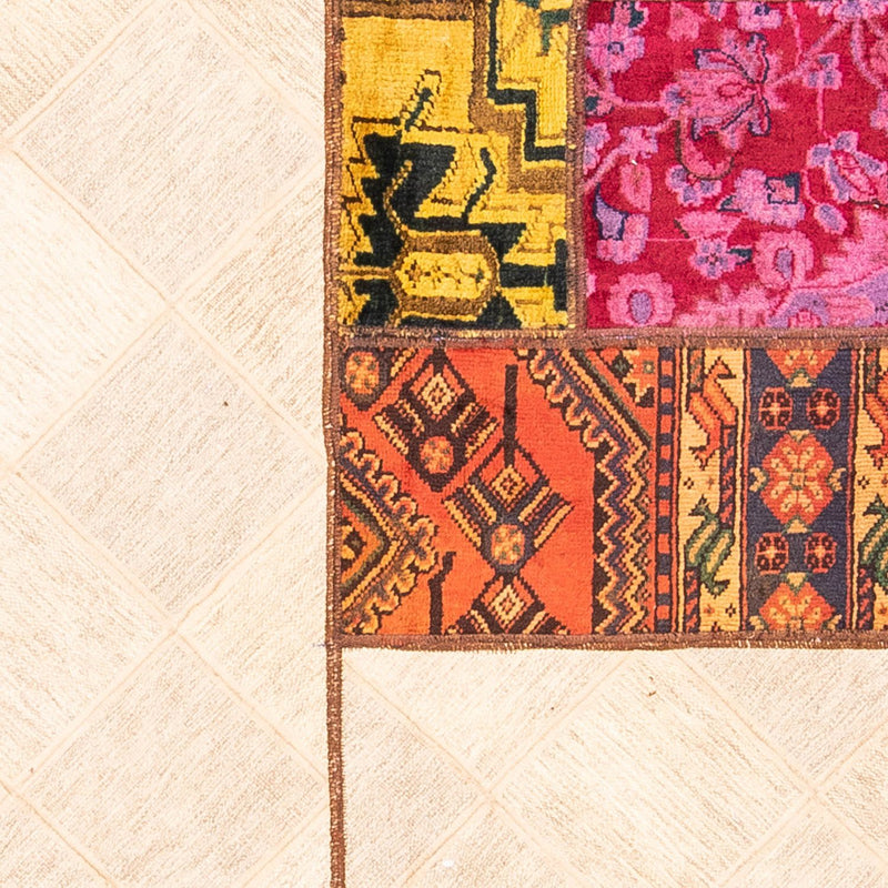 Patchwork tapijt - 249 x 194 cm - veelkleurig