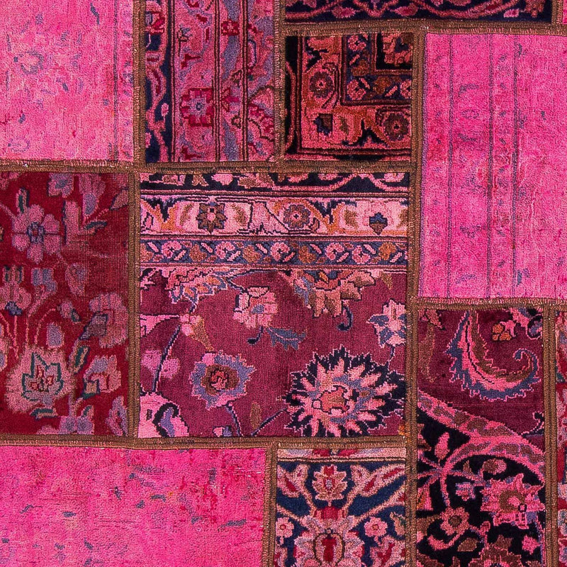 Patchwork tapijt - 197 x 138 cm - veelkleurig