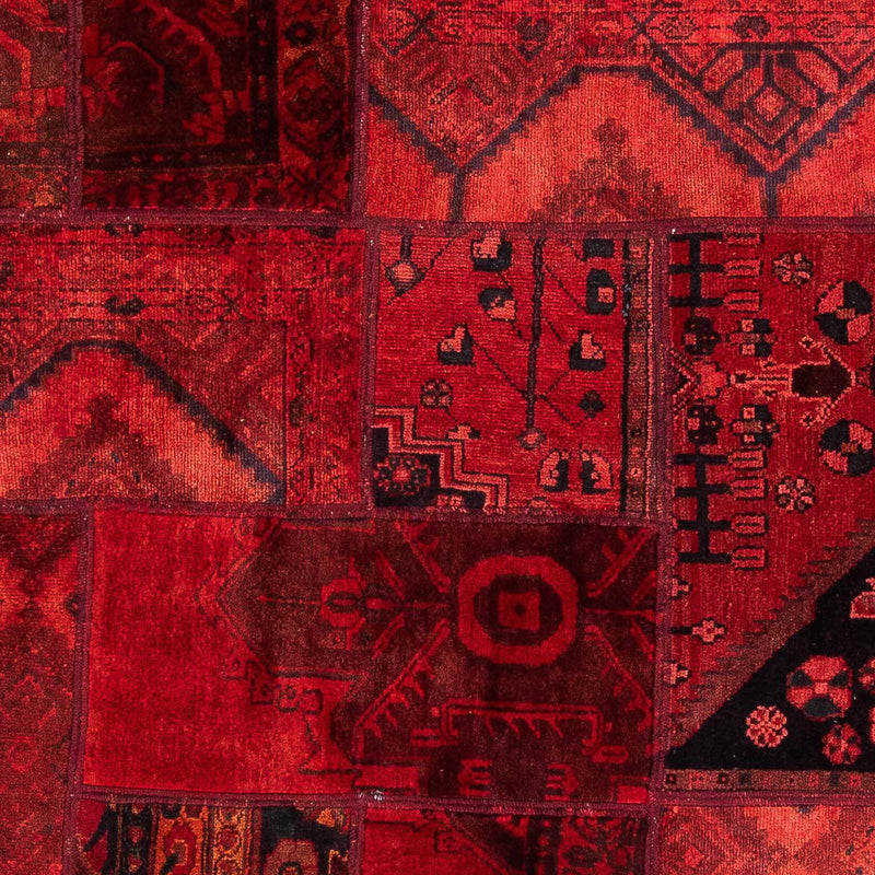 Patchwork tapijt - 208 x 148 cm - veelkleurig