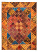 Patchwork tapijt 234x176cm - Perserteppich Wollteppich