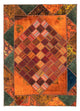 Patchwork tapijt 225x164cm - Perserteppich Wollteppich