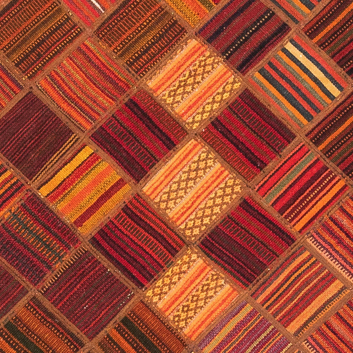 Patchwork tapijt - 225 x 164 cm - veelkleurig