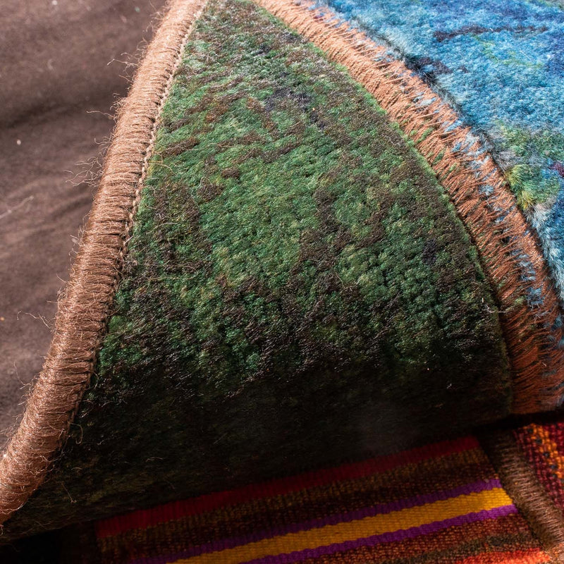 Patchwork tapijt - 225 x 164 cm - veelkleurig