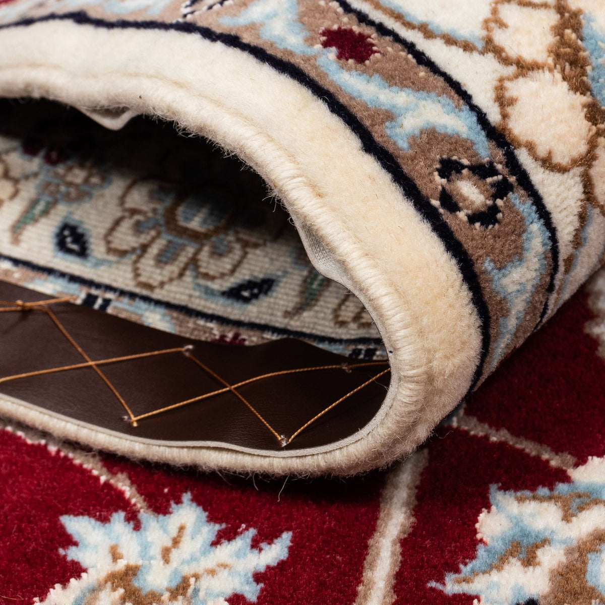 Perzisch tapijt - Nain - Koninklijk - 352 x 251 cm - zwart