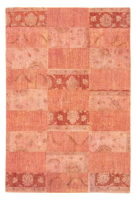 Patchwork tapijt - 270 x 181 cm - licht rood