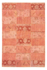 Patchwork tapijt - 270 x 181 cm - licht rood