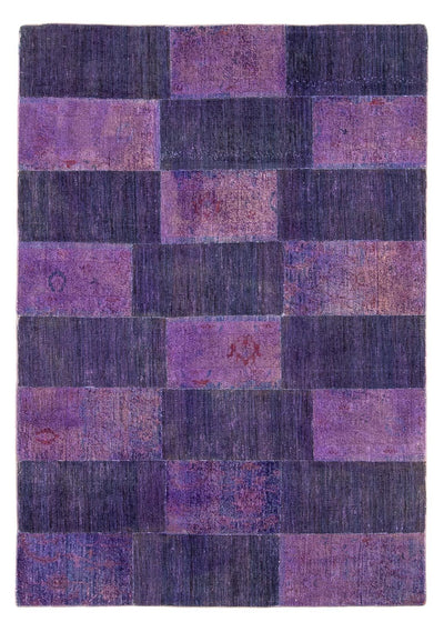 Patchwork tapijt 165x235cm - Perserteppich Wollteppich