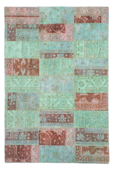 Patchwork tapijt 182x270cm - Perserteppich Wollteppich