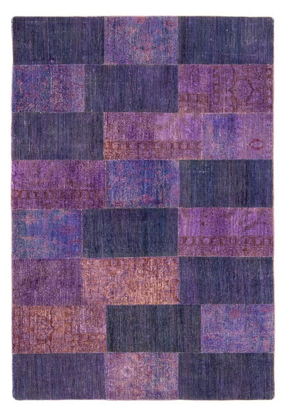 Patchwork tapijt 165x237cm - Perserteppich Wollteppich