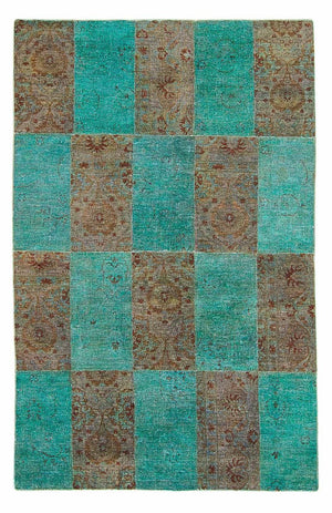 Patchwork tapijt - 240 x 149 cm - veelkleurig