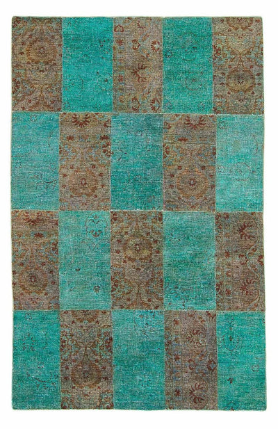 Patchwork tapijt 149x240cm - Wollen tapijt