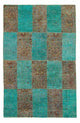 Patchwork tapijt 240x149cm - Wollen tapijt