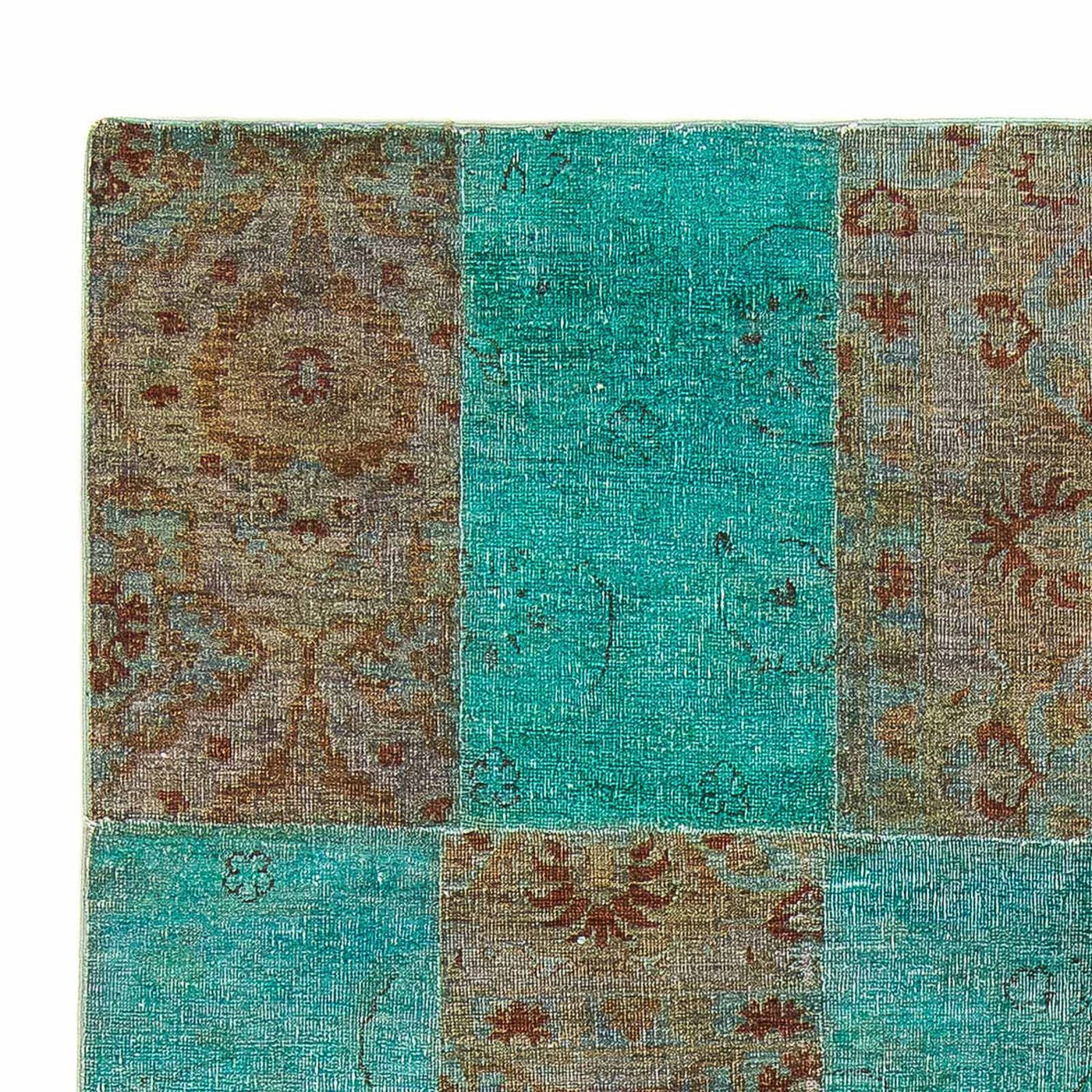 Patchwork tapijt 240x149cm - Wollen tapijt