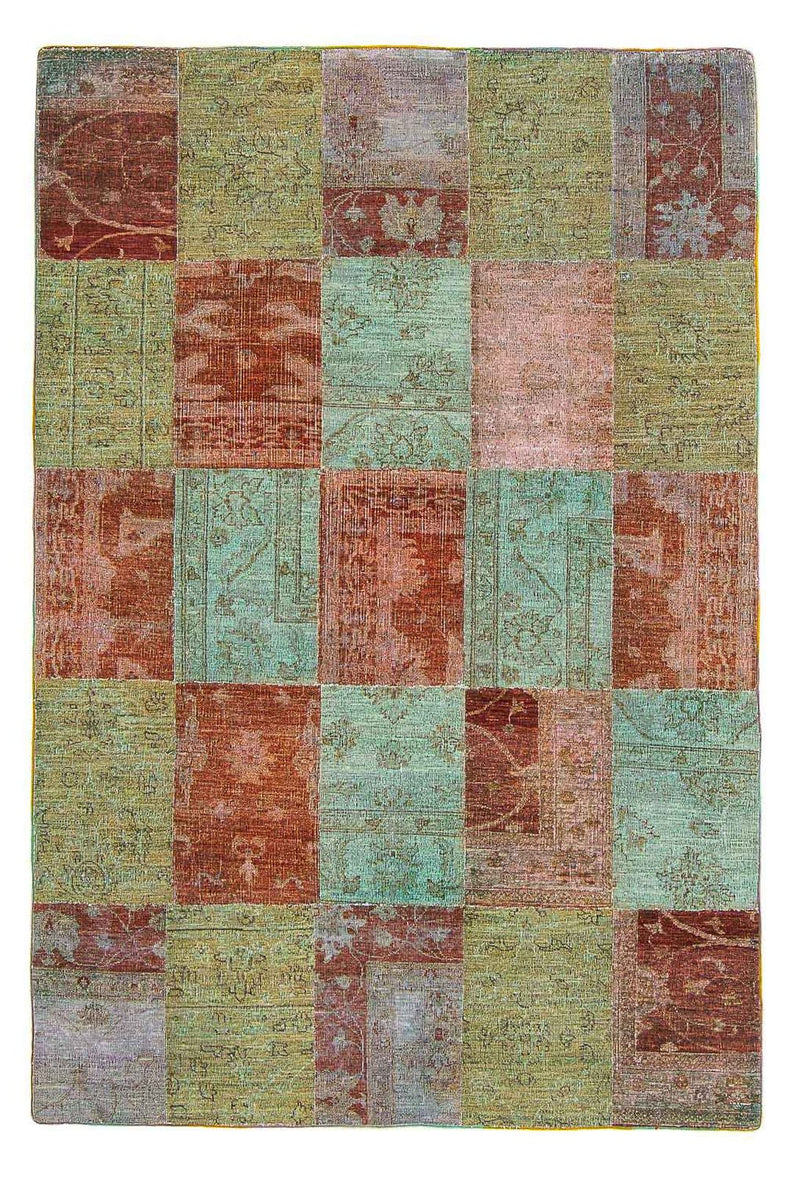 Patchwork tapijt - 223 x 150 cm - veelkleurig