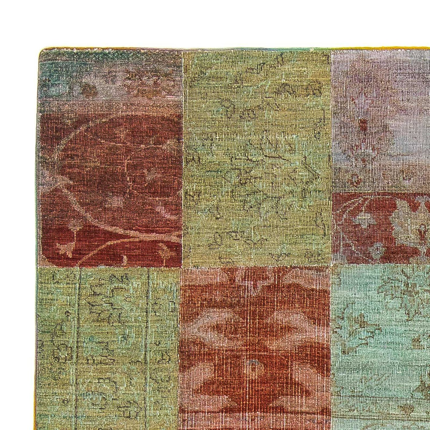 Patchwork tapijt 223x150cm - Wollen tapijt