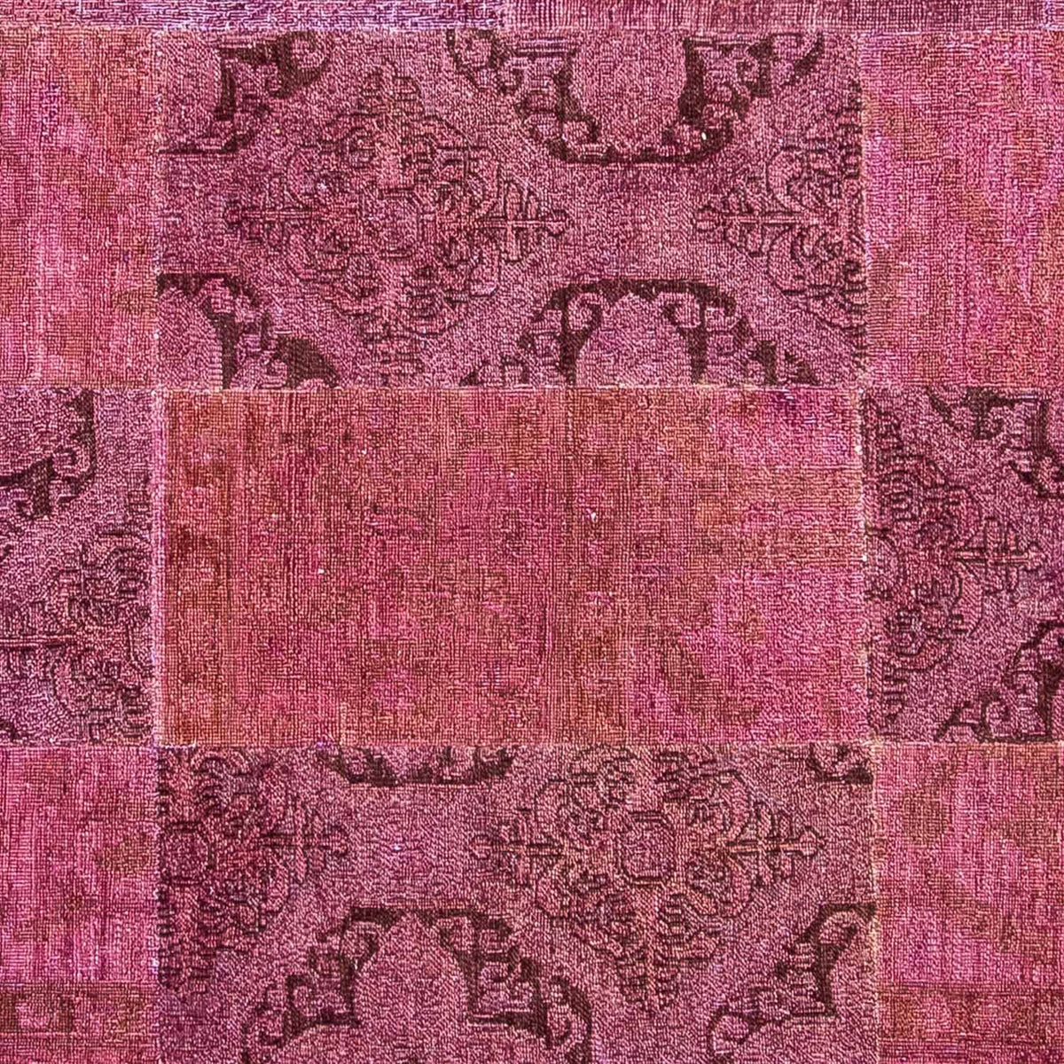 Patchwork tapijt - 264 x 182 cm - veelkleurig