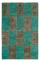 Patchwork tapijt 243x149cm - Wollen tapijt