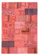 Patchwork tapijt 237x166cm - Perserteppich Wollteppich