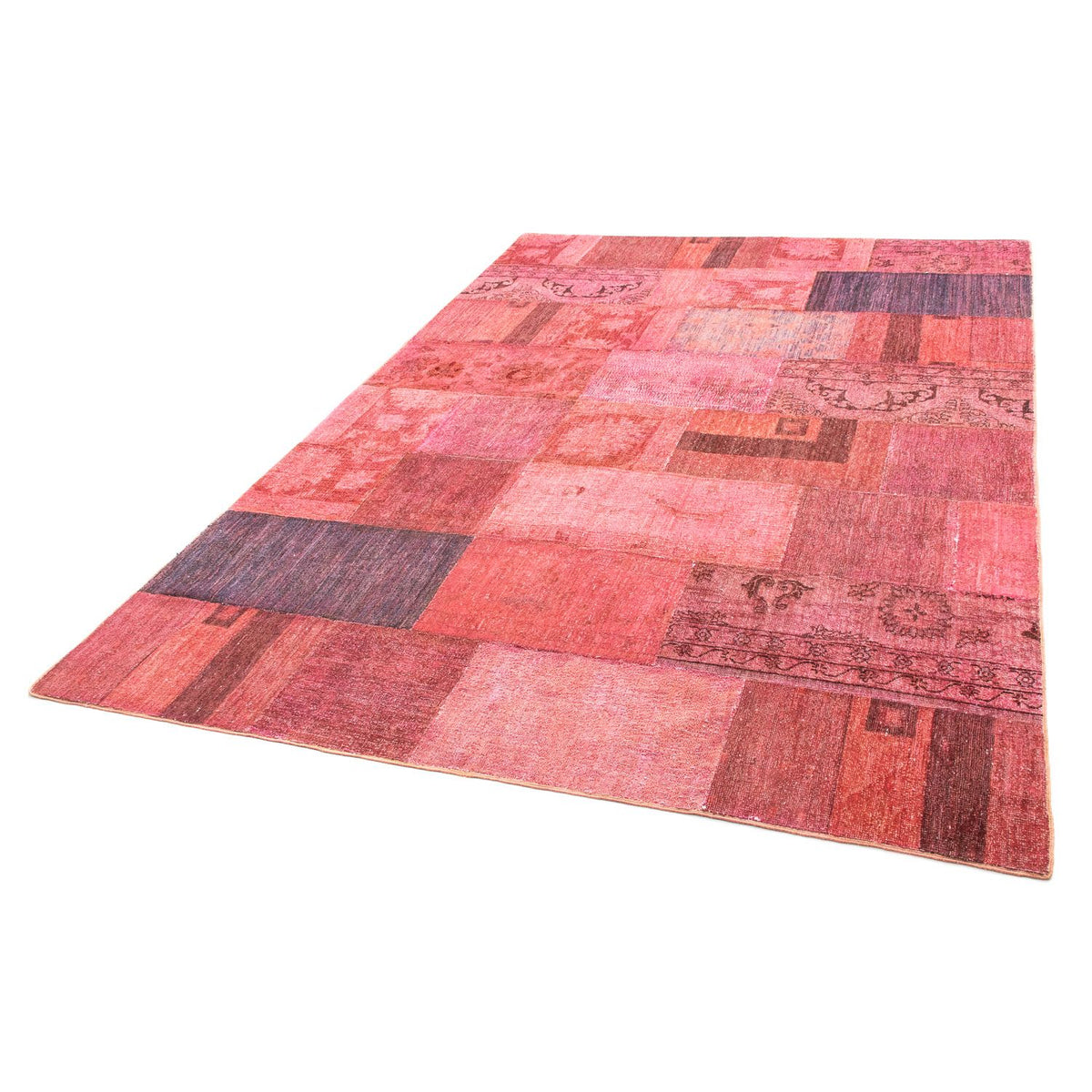 Patchwork tapijt - 237 x 166 cm - veelkleurig