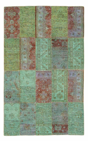 Patchwork tapijt - 242 x 148 cm - veelkleurig