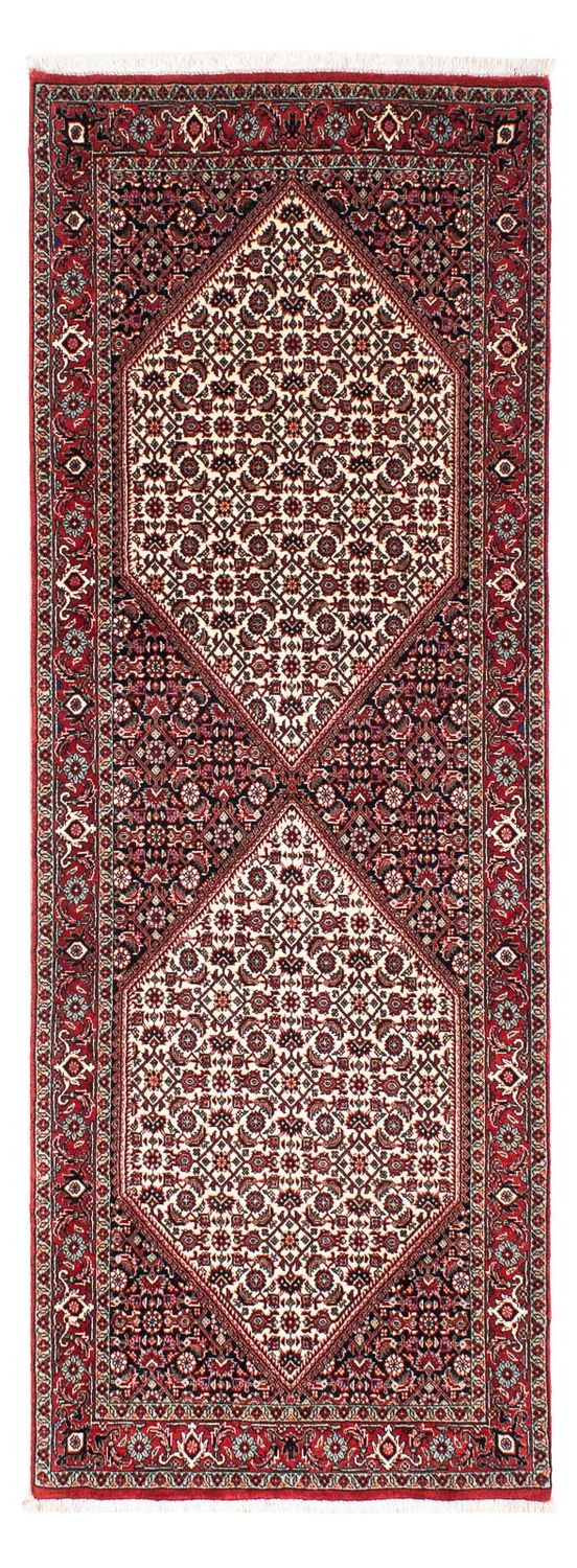 Loper Perzisch tapijt - Bijar - 205 x 76 cm - veelkleurig