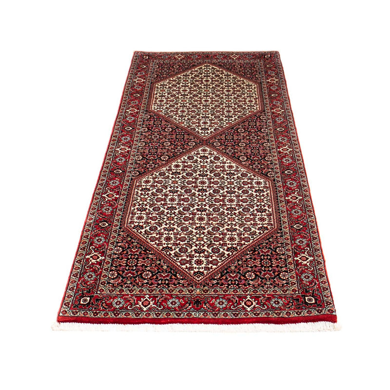 Loper Perzisch tapijt - Bijar - 205 x 76 cm - veelkleurig