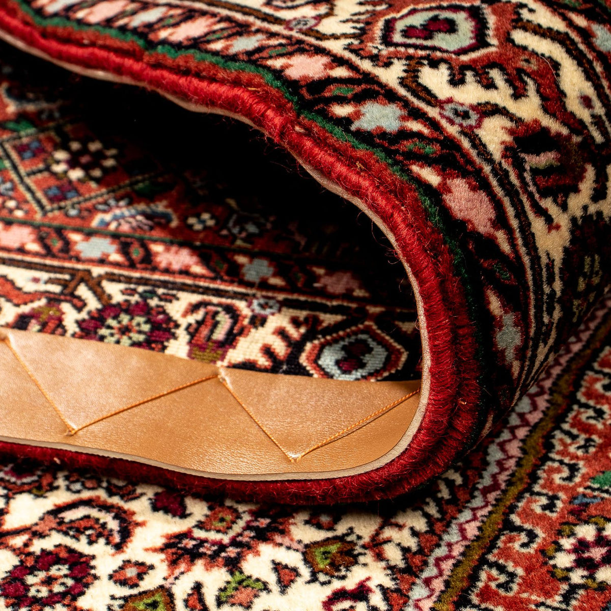 Loper Perzisch tapijt - Bijar - 273 x 87 cm - donkerrood