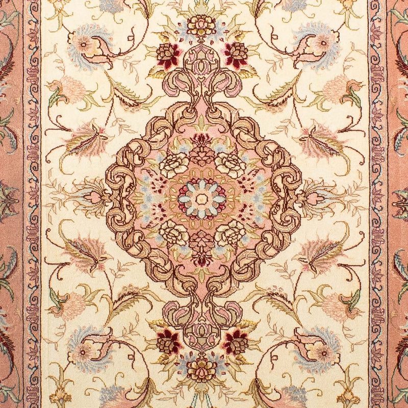 Loper Perzisch tapijt - Tabriz - Royal - 310 x 88 cm - beige