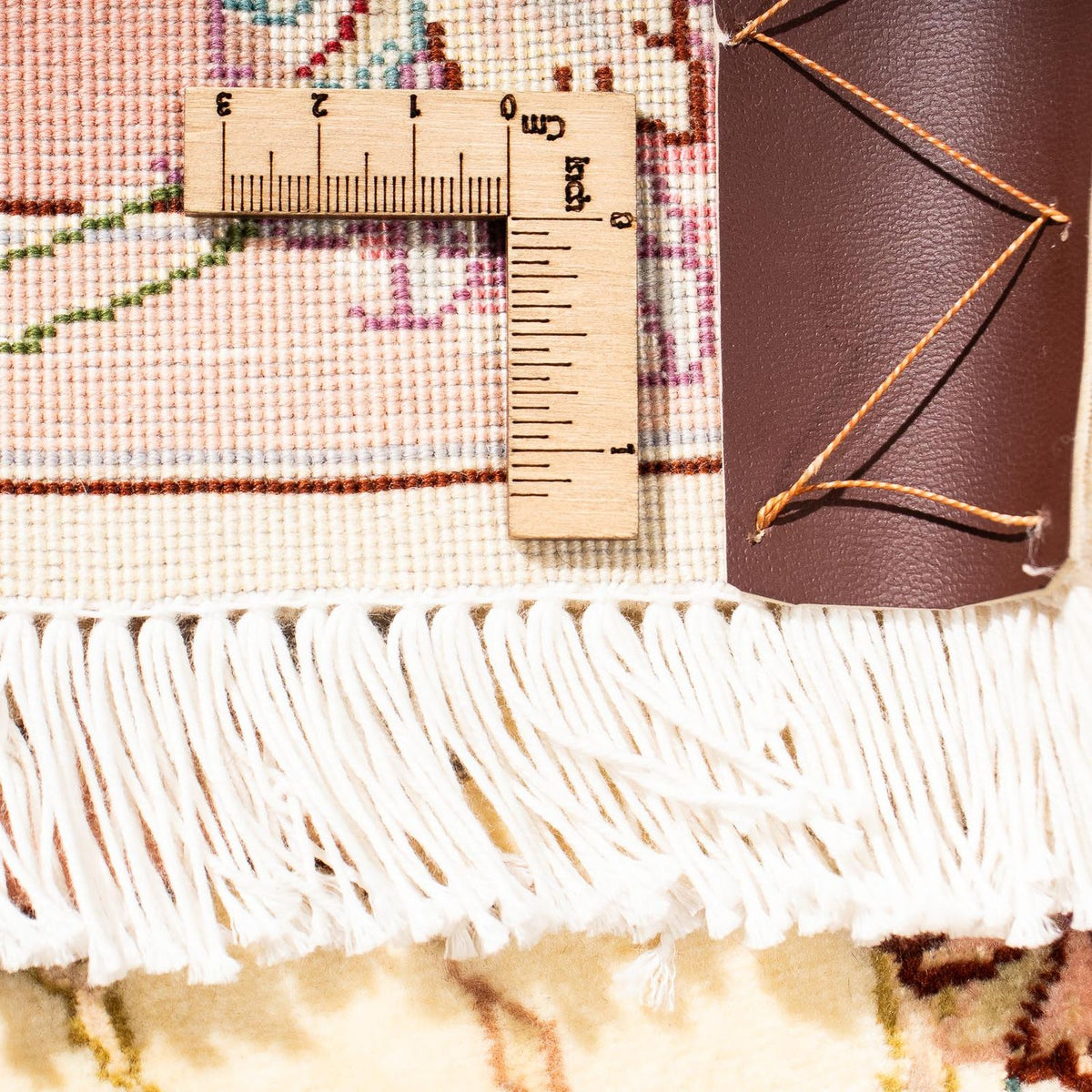 Loper Perzisch tapijt - Tabriz - Royal - 310 x 88 cm - beige