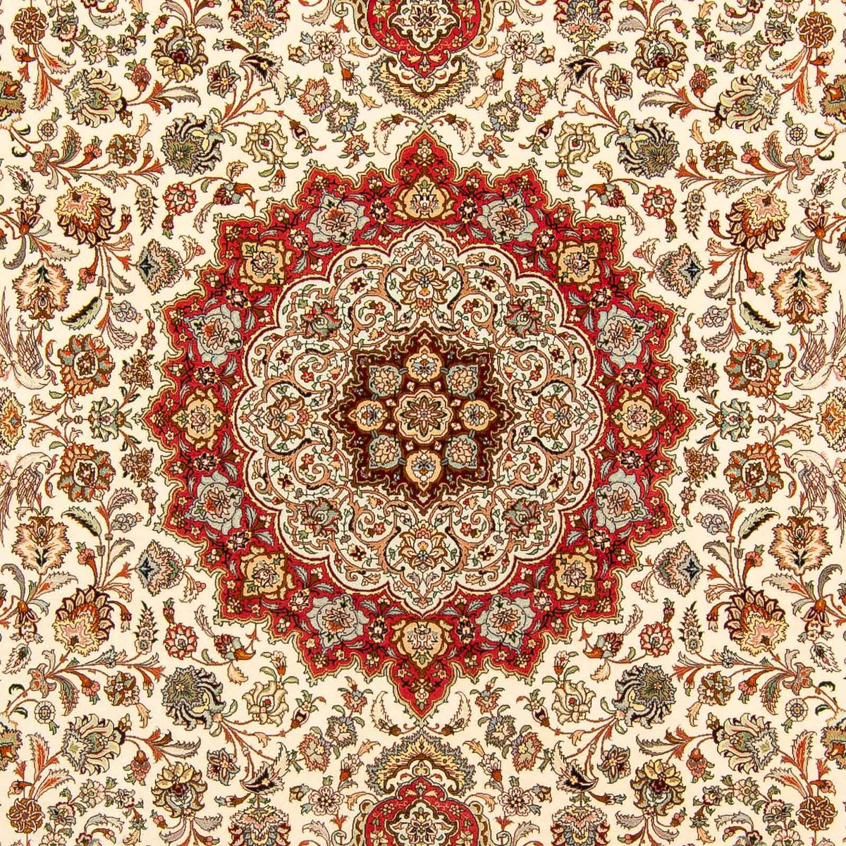 Perzisch tapijt - Tabriz - Royal - 406 x 300 cm - rood