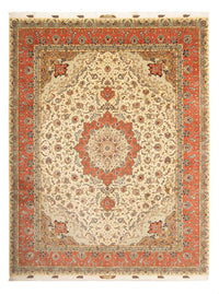 Perzisch tapijt - Tabriz - Royal - 387 x 307 cm - bruin