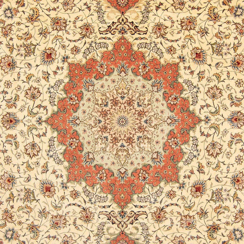 Perzisch tapijt - Tabriz - Royal - 387 x 307 cm - bruin