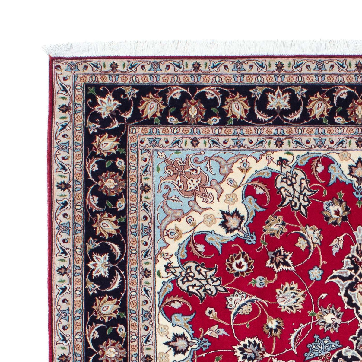 Perzisch tapijt - Tabriz - Royal - 200 x 153 cm - donkerrood
