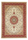 Tabriz - 50 Raj Tapijt 251x350cm - Perzisch tapijt - Rechthoekig / Beige / 251 x 350 cm Rechthoekig
