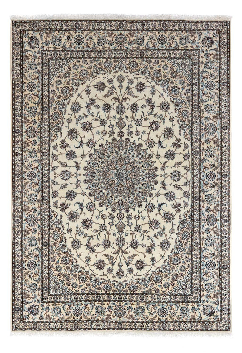 Perzisch tapijt - Nain - Koninklijk - 348 x 248 cm - beige