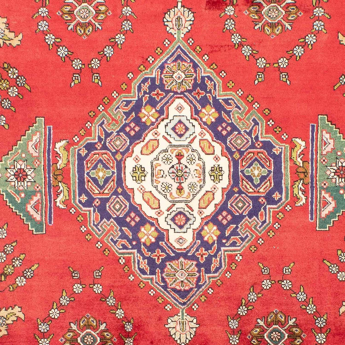 Perzisch tapijt - Tabriz - 295 x 198 cm - rood