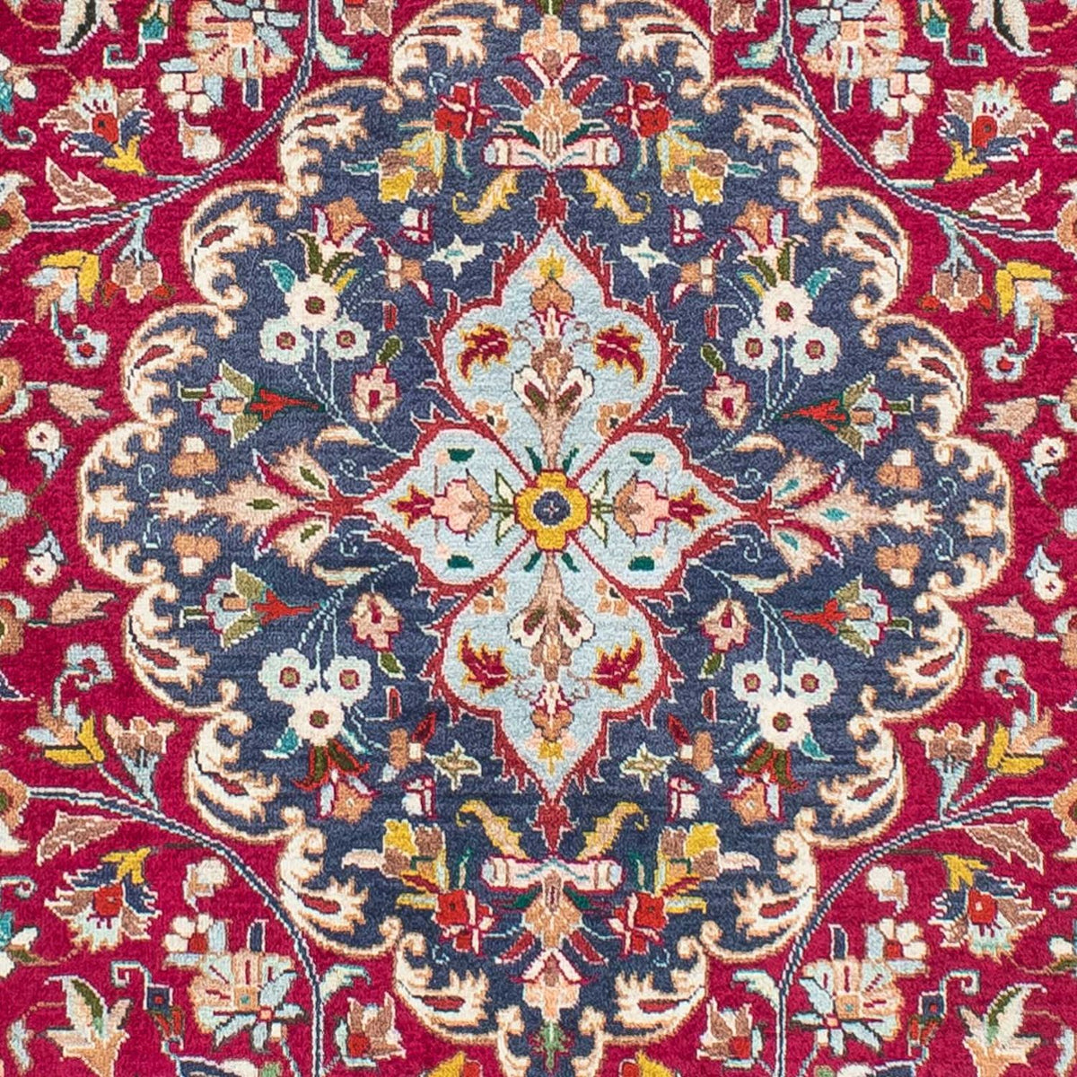 Perzisch tapijt - Tabriz - 196 x 145 cm - rood