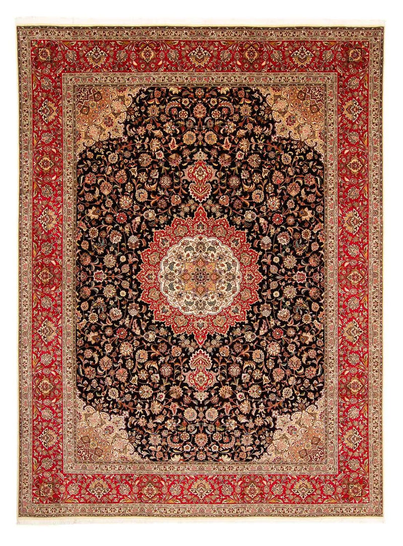 Perzisch tapijt - Tabriz - 393 x 300 cm - licht rood