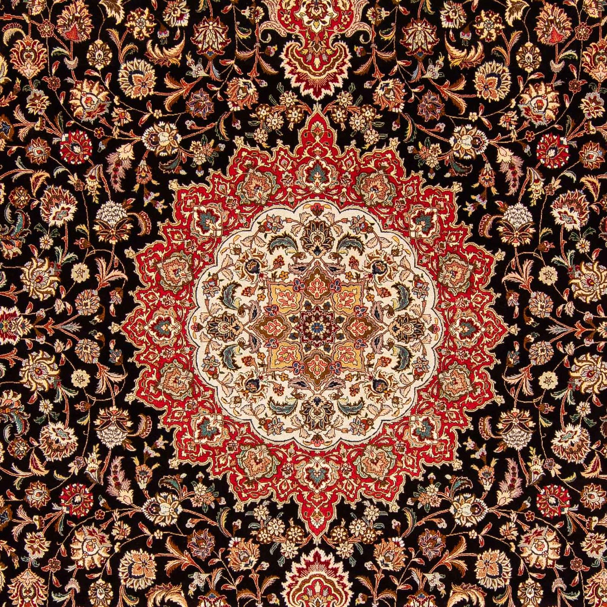 Perzisch tapijt - Tabriz - 393 x 300 cm - licht rood