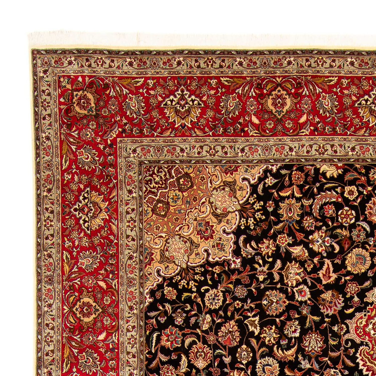 Perzisch tapijt - Tabriz - 393 x 300 cm - licht rood