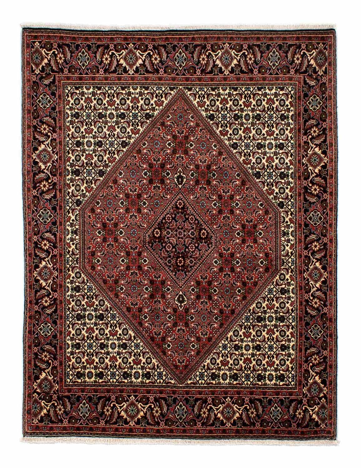 Perzisch tapijt - Bijar - 244 x 171 cm - donkerrood