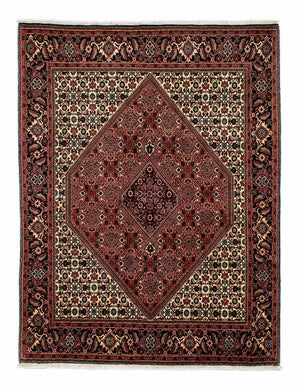 Perzisch tapijt - Bijar - 244 x 171 cm - donkerrood