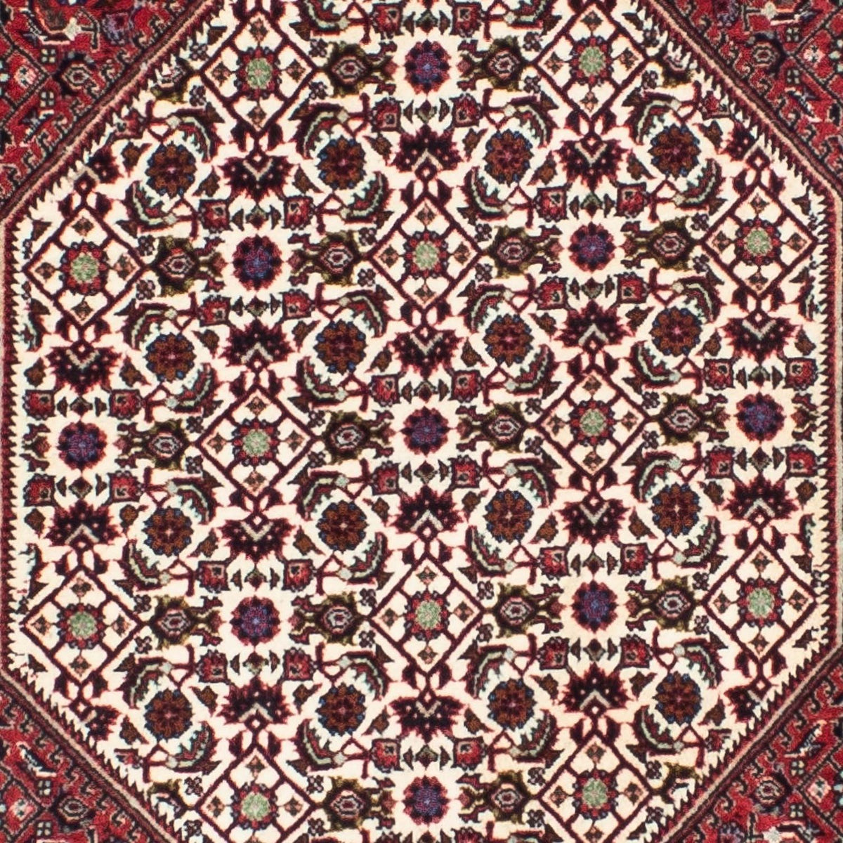 Loper Perzisch tapijt - Bijar - 290 x 83 cm - beige