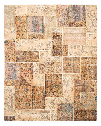 Patchwork tapijt 241x305cm - Perserteppich Wollteppich