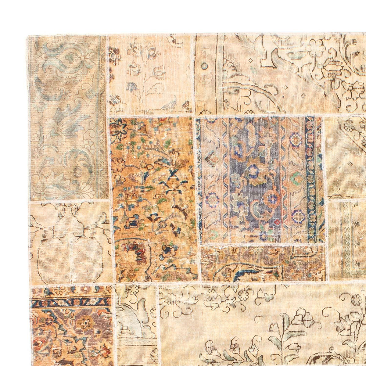 Patchwork tapijt - 305 x 241 cm - veelkleurig